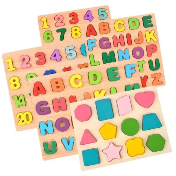 Wooden Alphabets, Number, Shape - Image 7